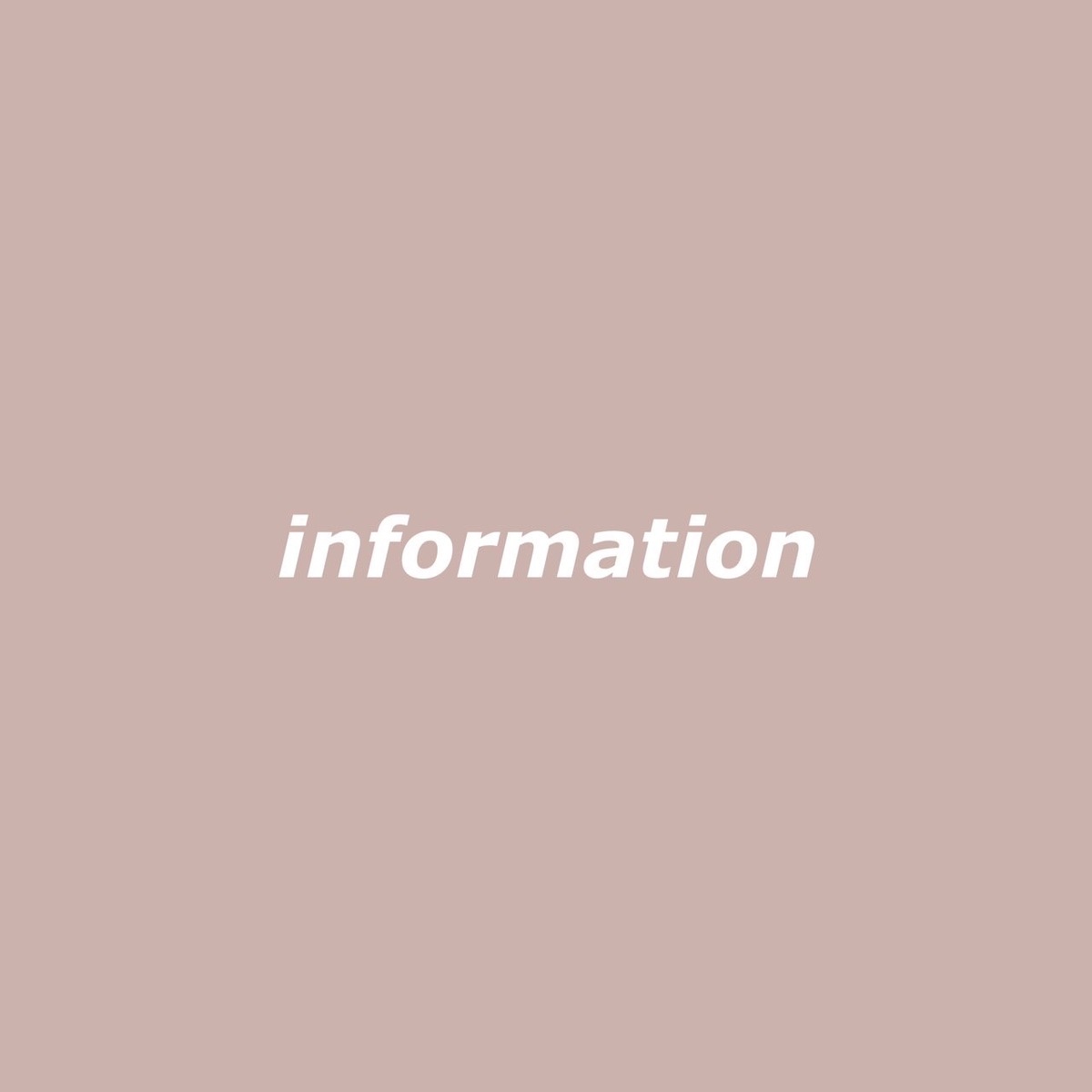 information