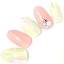 クールサマー　ネイル　cool summer nails