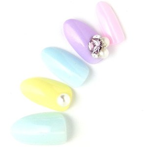 春のパステルネイル　pastel color nails