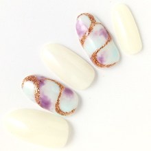 クールタイダイ　cool tie-dye nails 